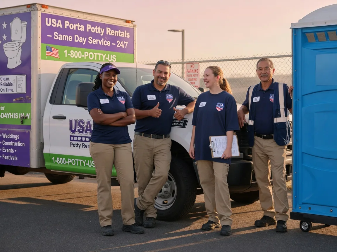 Porta Potty Rental company in Hallieford, VA